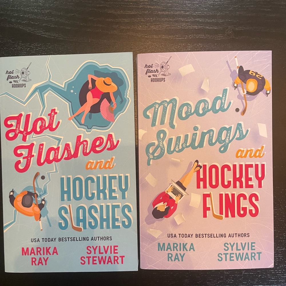 Hot Flash Hookups Series by Marika Ray & Sylvie Stewart books 1 & 2